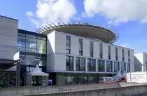 Freiburg, Universit�tsklinik-Notfallzentrum, mit Hubschrauberlandeplatz auf dem Dach, M�rz 2021