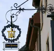 Freiburg-Fischerau, das Gasthaus  Zur Trotte , M�rz 2021