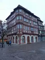 Mosbach, Palmsches Haus, erbaut 1610 durch den kurpf�lzischen Verwaltungsbeamten Johann Schragm�ller (24.12.2018)
