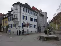 Tuttlingen, historisches Geb�ude in der Waaghausstra�e (29.12.2018)