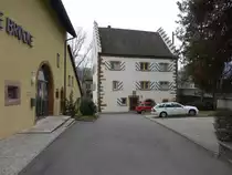 Rheinheim, Pfarrhaus in der Zurzacher Stra�e, ehemaliges Rheinauer Amtshaus (30.12.2018)