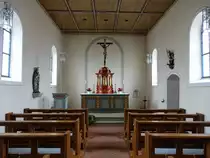 Bierbronnen, Innenraum der kath. Pfarrkirche St. Georg (31.12.2018)