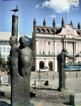 Rostock, Platz am Rathaus, 2003