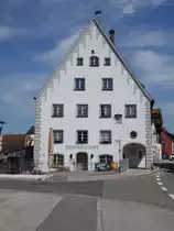 F�ssen, Schiffwirtschaft an der Theresienbr�cke (26.04.2021)