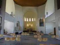 F�ssen, Innenraum der evangelischen Christuskirche (26.04.2021)