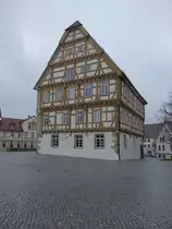 Neuhausen, altes Rathaus am Schlo�platz (03.02.2019)