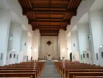 Obert�rkheim, Innenraum der kath. Pfarrkirche St. Franziskus (03.02.2019)