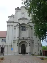 Osieczna / Storchnest, barocke Franziskanerkirche, erbaut von 1729 bis 1733 durch P. Ferrari (12.06.2021)