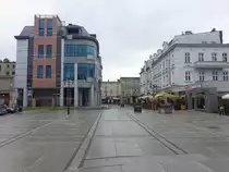 Inowrocław / Hohensalza, Geb�ude am Plac Klastzorny (12.06.2021)