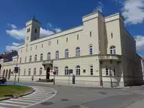 Radom, Rathaus am Rynek Platz, erbaut von 1847 bis 1848 nach Pl�nen von Enrico Marconi (14.06.2021)