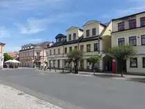 Biala Podlaska, Geb�ude am Plac Wolnosci in der Altstadt (15.06.2021)