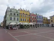 Zamosc, Armenierh�user mit Haus zum Engel am Rynek Platz (16.06.2021)