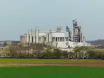 Blick vom Thieberg auf das Kalkwerk Breckweg zwischen Rheine und Neuenkirchen, 2017