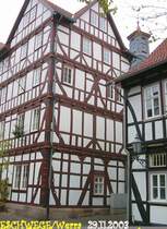 Eschwege  Fachwerkh�user
November 2003