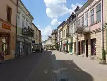 Sanok, historische H�user in der Grodka Stra�e (17.06.2021)