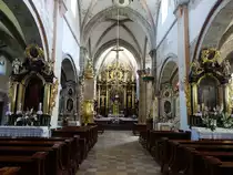 Koprzywnica, fr�hbarocke Ausstattung in der St. Florian Kirche (18.06.2021)