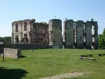 Bodzentyn, Schlo�ruine in der Sloneczna Stra�e (18.06.2021)