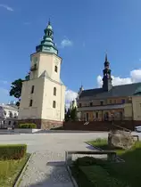 Kielce, Kathedrale Maria Himmelfahrt, erbaut von 1632 bis 1635 (18.06.2021)