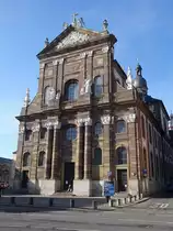 W�rzburg, Seminarkirche St. Michael, erbaut von 1765 bis 1798 durch Johann Philipp Geigel und Johann Michael Fischer (21.02.2021)