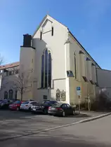 W�rzburg, Franziskanerklosterkirche, erbaut bis 1280 (21.02.2021)