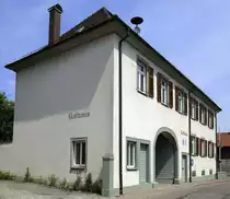 Mengen, das Rathaus, die Gemeinde im Markgr�flerland ist seit 1971 Ortsteil von Schallstadt, Juni 2021 