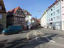 W�rzburg, H�user in der Zellerstra�e im Mainviertel (21.02.2021)