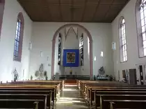 W�rzburg, Innenraum der St. Gertraud Kirche, erbaut 1611 (21.02.2021)