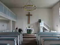 Dohrenbach, Innenraum der evangelischen Dorfkirche (31.08.2021)
