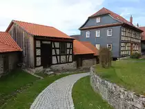 Belrieth, Kirchgaden und Fachwerkhaus in der Kirchenburg (09.05.2021)