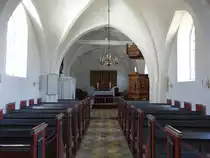 S�nder Bjerge, Innenraum der evangelischen Kirche (17.07.2021)
