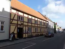Nysted, Restaurant de Gamle Pakhus in der Adelgade (18.07.2021)