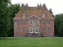 Vester Sk�rringe, Schloss Christianss�de, barocke zweist�ckige Herrensitz erbaut 1690 f�r Baron Jens Juel (18.07.2021)