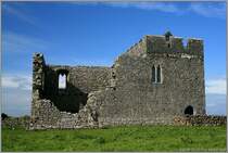 The Glebe House, Kilmacduagh Co. Galway Irland. Das Pfarrhaus stammt aus dem 14. Jahrhundert, wurde jedoch zwischenzeitlich umgebaut und restauriert. Das Foto zeigt die R�ckseite des Geb�udes.