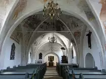 �gerup, Kalkmalereien von 1500 in der evangelischen Kirche (20.07.2021)