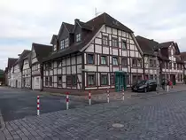 Holzminden, Fachwerkh�user im goldenen Winkel (06.10.2021)