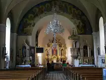 Szklarska Poreba / Schreiberhau, Alt�re in der Pfarrkirche Unbeflecktes Herz Marias (11.09.2021)