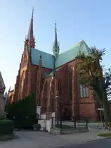 Bielawa / Langenbielau, neugotische Pfarrkirche Maria Himmelfahrt, erbaut von 1868 bis 1876 nach Entwurf des Architekten Alexis Langer (12.09.2021)