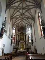 Zabkowice Slaskie / Frankenstein, Hochaltar in der St. Anna Kirche (12.09.2021)