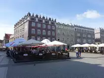 Raciborz / Ratibor, historische Geb�ude am Rynek Platz (12.09.2021)