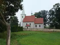 Pluznica Wielka / Gro� Pluschnitz, St. Stanislawa Kirche, erbaut im 16. Jahrhundert (13.09.2021)