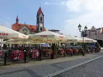 Tarnowskie Gory / Tarnowitz, evangelische Kirche am Rynek Platz (13.09.2021)