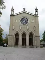 Krzeszowice, Pfarrkirche St. Martin, erbaut im 19. Jahrhundert nach Pl�nen von Charles Percier (13.09.2021)