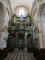 Miechow, Orgelempore in der Klosterkirche Hl. Grab (13.09.2021)
