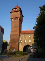 Kluczbork / Kreuzburg, Wasserturm in der Zamkowa Stra�e (15.09.2021)