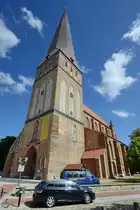Die Petrikirche ist die �lteste und h�chste Kirche in Rostock. (August 2013)