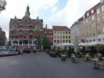 Kopenhagen, Geb�ude am Kultorvet Platz (23.07.2021)