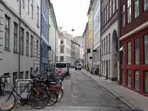 Kopenhagen, historische H�user in der Kompagnistrade (23.07.2021)
