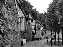 In die Stadtmauer von Neubrandenburg wurden Wiekh�user integriert. (August 2013)