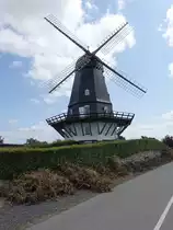 Vollerslev, historische Windm�hle in der Turovej Stra�e (22.07.2021)