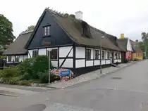 Roskilde, Fachwerkh�user in der Asylgade Stra�e (21.07.2021)